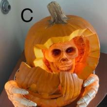 Pumpkin from carving contest