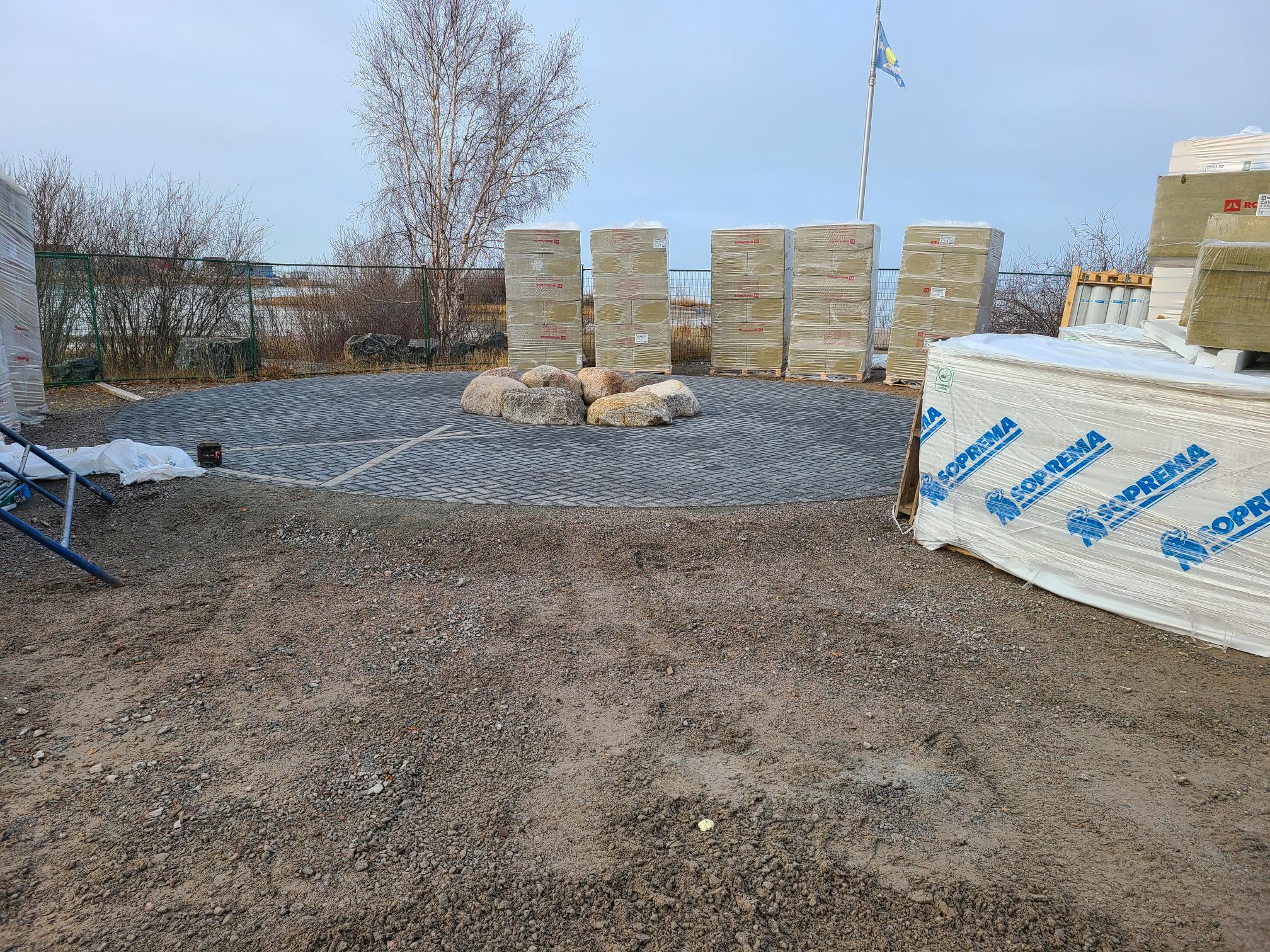 Photos of the Behchoko Culture Center Construction Site