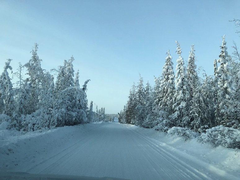 A photo of the Winter Road